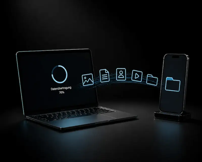 Einrichtung und Datenübertragung